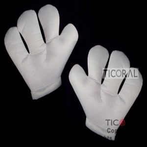 GUANTES HS5343 GIGANTE PAR BLANCO (RATON) MICKEY x 1